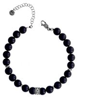 Armband Io & Te  Herr in Silber Onice BRHE2NEAG